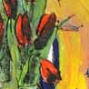 Jug of Tulips, 2012, mixed media, 17x25cm